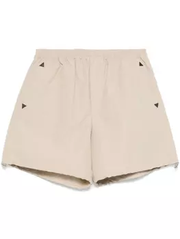Moschino шорты с кулиской, нейтральный цвет