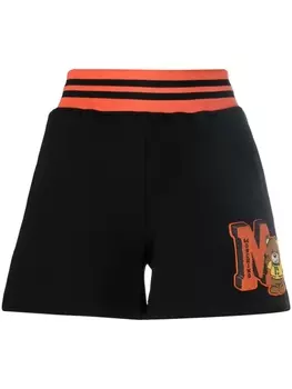 Moschino шорты с логотипом, черный