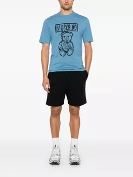 Moschino шорты с логотипом, черный