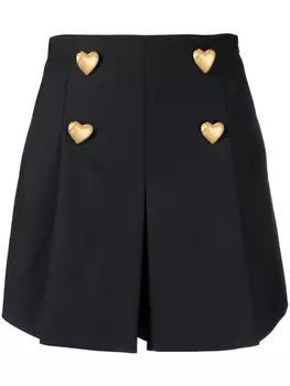 Moschino шорты с пуговицами, черный