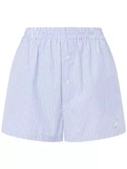 Moschino шорты в полоску, синий