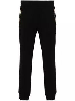 Moschino спортивные брюки с логотипом, черный