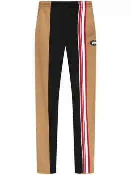 Moschino спортивные брюки с нашивкой-логотипом, нейтральный цвет