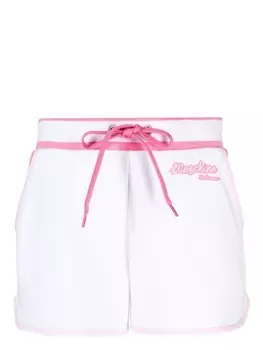 Moschino спортивные шорты с логотипом, белый