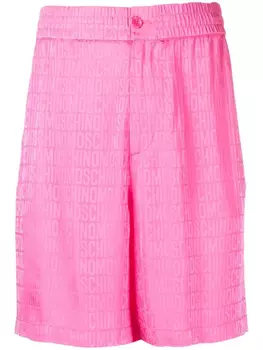 Moschino спортивные шорты с логотипом, розовый