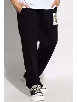 Moschino спортивные штаны с нашивками, черный