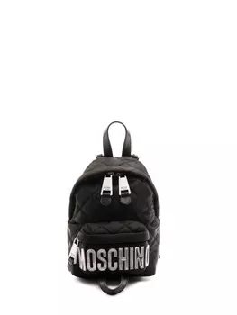 Moschino стеганый мини-рюкзак, черный