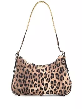 Moschino сумка через плечо с логотипом, черный