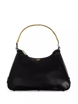 Moschino сумка через плечо с металлической ручкой сверху, черный