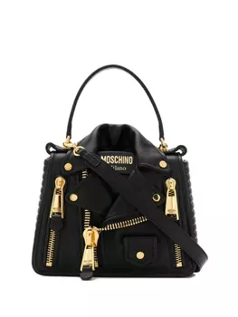 Moschino сумка на плечо Biker, черный