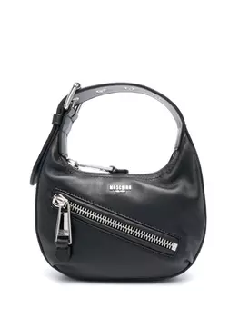 Moschino сумка на плечо с логотипом, черный