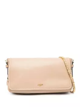 Moschino сумка на плечо с логотипом, нейтральный цвет