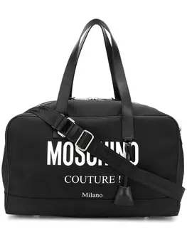 Moschino сумка с логотипом, черный