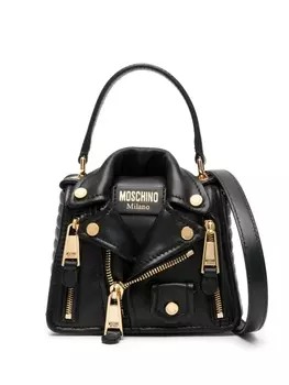 Moschino сумка-тоут Biker, черный