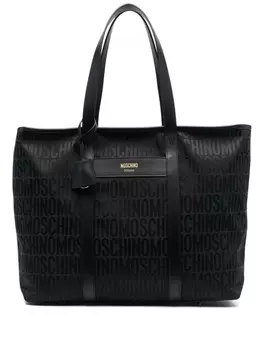 Moschino сумка-тоут Fantasia с логотипом, черный
