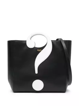 Moschino сумка-тоут Question Mark, черный