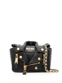 Moschino сумка-тоут размера мини, черный