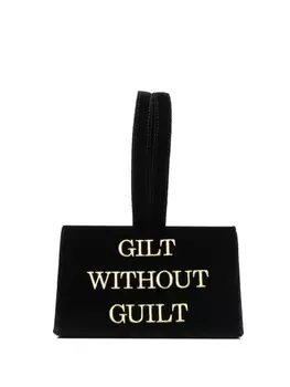 Moschino сумка-тоут размера мини с надписью, черный