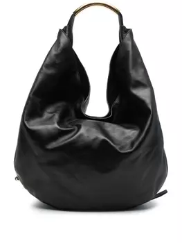 Moschino сумка-тоут с логотипом, черный