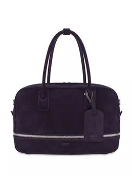 Moschino сумка-тоут с логотипом, фиолетовый