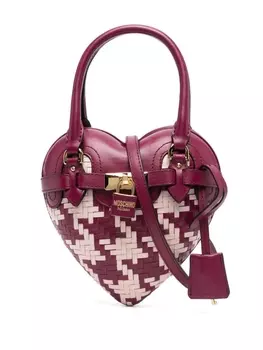 Moschino сумка в форме сердца, розовый