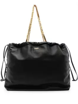 Moschino сумка-ведро с логотипом, черный