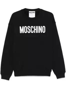 Moschino свитер с логотипом, черный