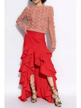 Moschino свитер с логотипом, розовый