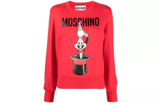 MOSCHINO Свитшот женские красная