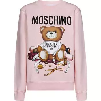 MOSCHINO Свитшот женский розовый