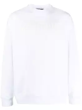 Moschino толстовка с логотипом, белый