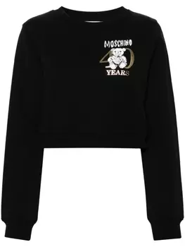 Moschino толстовка с логотипом, черный