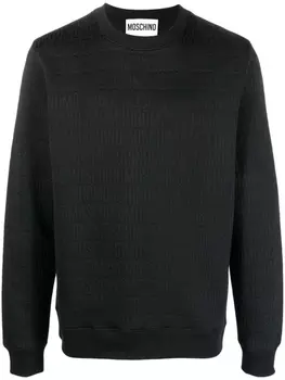 Moschino толстовка с логотипом, черный