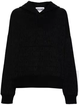 Moschino толстовка с логотипом, черный
