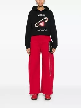 Moschino толстовка с логотипом, черный