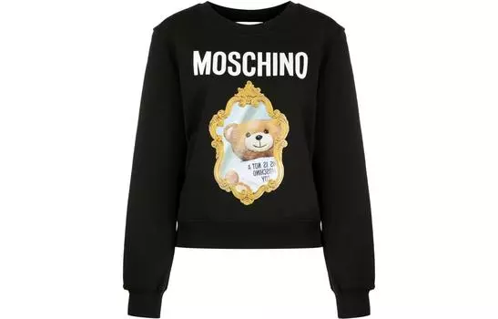 MOSCHINO Толстовка женская черная