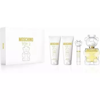 Moschino Toy 2 Eau de Parfum 100ml Perfumed Shower Gel 100ml Body Lotion 100ml Travel Spray 10ml