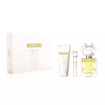 Moschino Toy 2 спрей EDP 3,4 унции, лосьон для тела 3,4 унции, спрей EDP 0,33 унции для женщин, подарочный набор из 3 предметов