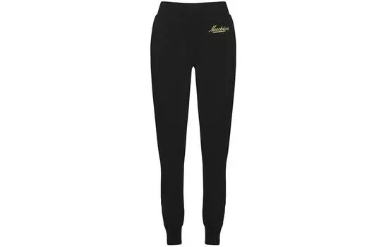 MOSCHINO Трикотажные спортивные брюки женские черные