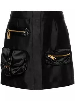 Moschino юбка с вытачками, черный