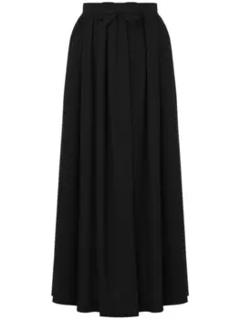 Moschino юбка-шорты асимметричного кроя со складками, черный