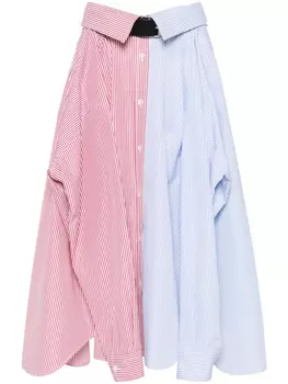 Moschino юбка в полоску, синий