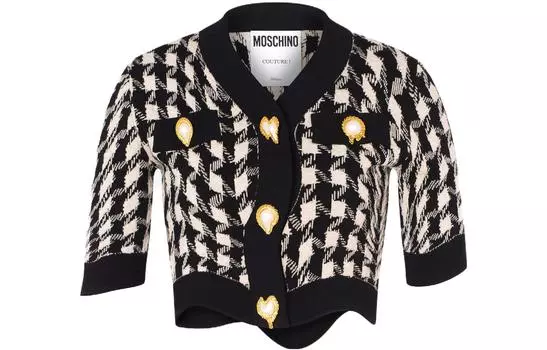 MOSCHINO Укороченные пальто женское черные