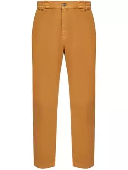 Moschino зауженные брюки, коричневый