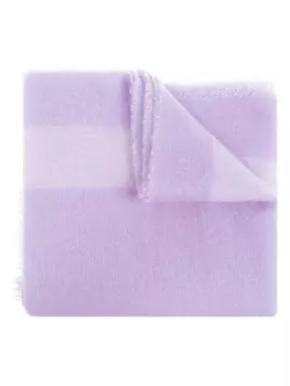 Moschino жаккардовый шарф, фиолетовый