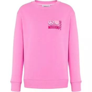 MOSCHINO Женская толстовка фиолетового цвета