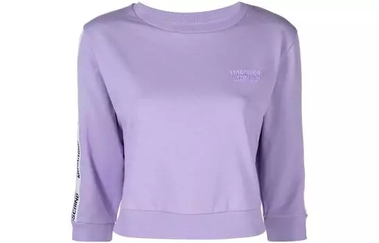 MOSCHINO Женские свитера фиолетового цвета