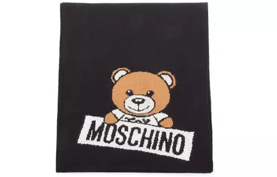 MOSCHINO Женский вязаный шарф, Мешок для подарков