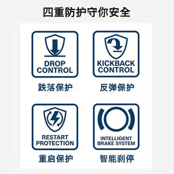Мощная аккумуляторная бесщеточная угловая шлифовальная машина Bosch с полировальным устройством с защитой от перезапуска при падении