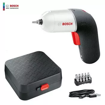 Мощная электрическая отвертка Bosch, многофункциональная аккумуляторная ручная дрель, пистолетная дрель, литиевая электрическая дрель